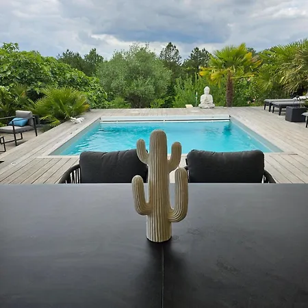 Beautiful Air-conditioned With Pool And Hot Tub Bassillac